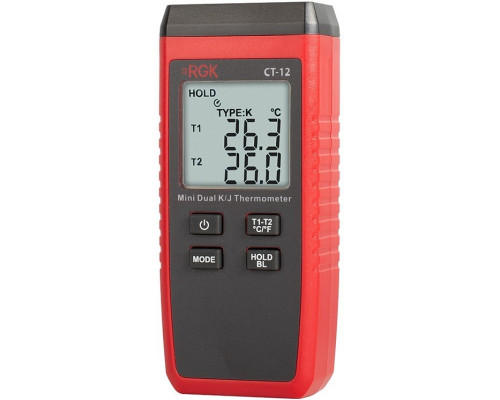 Измеритель температуры контактный RGK CT-12 + 2 шт. TR-10W с поверкой 779944