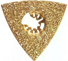 Насадка для реноватора ЗУБР 15583-P20 треугольная CARBIDE ВК8 Р20, 80 мм
