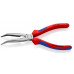 Длинногубцы KNIPEX KN-2622200TBK с режущими кромками, губки 40°, 200 мм