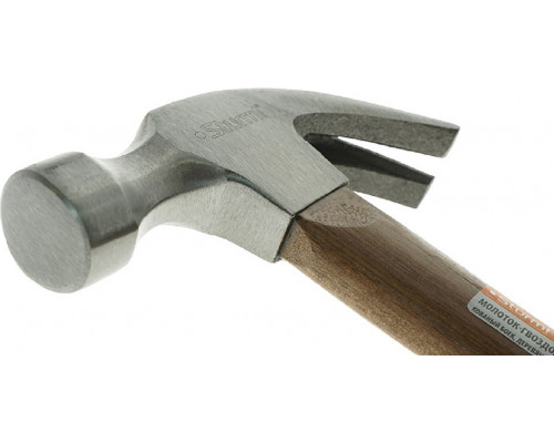 Молоток Sturm 1010-82-WD0450 гвоздодер, деревянная рукоятка, 450гр.