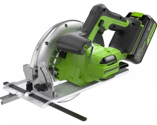 Пила циркулярная аккумуляторная GREENWORKS GD24CS 24V, АКБ 4Ач и ЗУ 1500907CUB