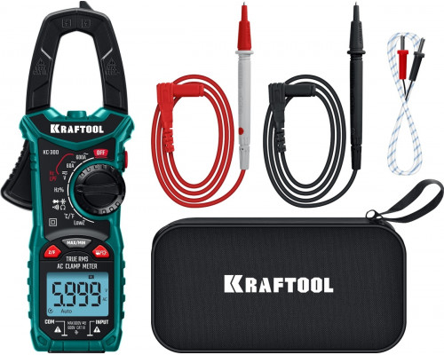 Клещи токоизмерительные KRAFTOOL KC-300 цифровые 59832