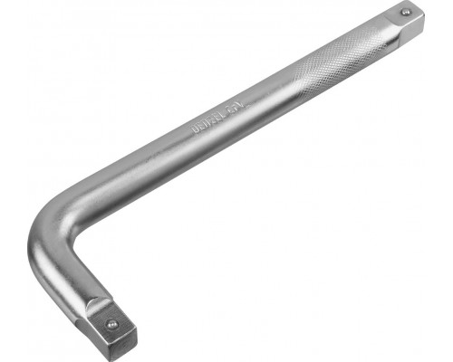 Вороток Denzel 14068 Г-образный 300х100 мм, квадрат 3/4", CrV, матовый