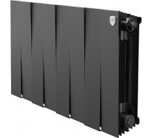 Радиатор отопления ROYAL THERMO PianoForte 300 Чёрный-8 секц. биметаллический НС-1682355