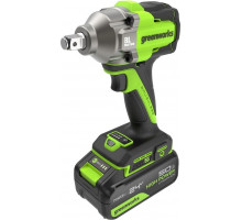 Гайковерт аккумуляторный GREENWORKS IW5500 24V, АКБ 5Ач и ЗУ 3805007CUG