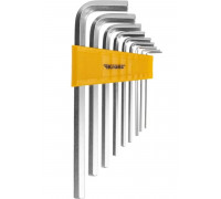 Набор ключей шестигранных Kranz KR-12-5213 HEX 2,0-12 мм, CrV, 9 шт., удлиненные