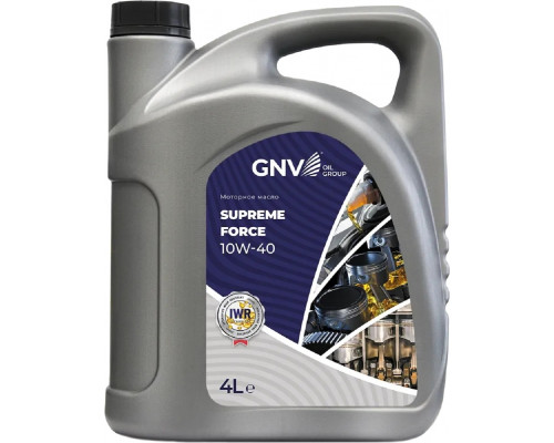 Масло моторное GNV Supreme Force 10W40 4 л GSF1011654011111040004