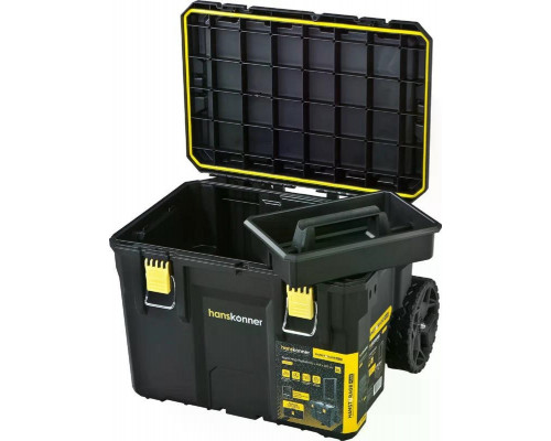 Ящик модульный HANSKONNER HSP622 XL система хранения HANSTORAGE PLUS, 525x458x385мм