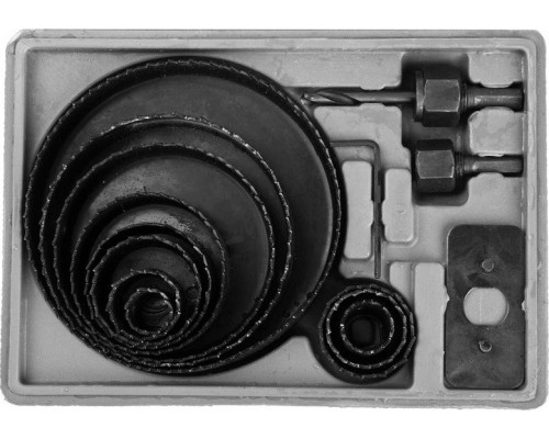 Коронка по дереву STAYER Maxcut 12 шт, набор кольцевых 19-127 мм 29600-H15
