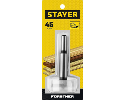 Сверло по дереву STAYER Forstner 45мм, форстнера дсп 29985-45_z01