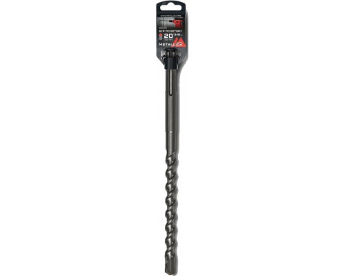 Бур SDS-Max METALLICA Ultra 20х340/200 мм по бетону Х-напайка, 2 спирали 906019