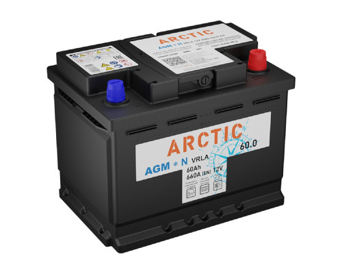 Аккумулятор ARCTIC AGM 60.0 VRLA L2 (О.П.) (243х175х190) 4610082704107