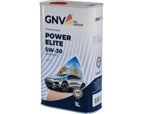 Масло моторное GNV Power Elite 5W30 Synthetic 1 л (металл. канистра) GPE1M12080018230530001