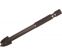 Сверло по стеклу и керамике STAYER 10 х 85мм PROFI 4х кромка, HEX 1/4 2985-10_z01