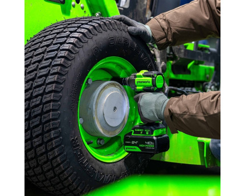 Гайковерт аккумуляторный GREENWORKS IW5500 ударный 24V, без АКБ и ЗУ 3805007