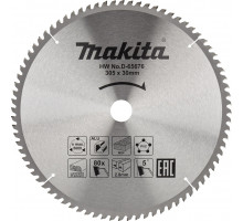 Пильный диск универсальный MAKITA 305x30x80T для алюминия/дерева/пластика D-65676