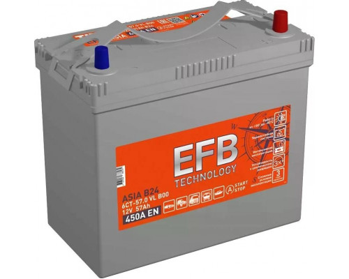 Аккумулятор TITAN ASIA EFB 57.0 VL B00 (О.П.) (236х128х223) 4607008888164