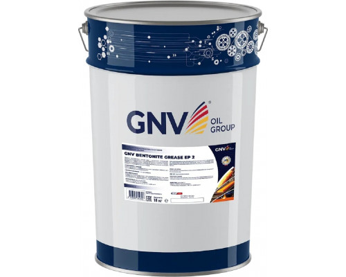 Высокотемпературная бентонитовая смазка GNV Bentonite Grease EP 2 18 кг GBG10174050192500080018