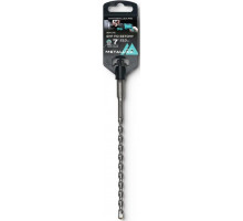 Бур SDS-plus METALLICA Optima 7х210/150 мм по бетону напайка с центром, 2 спирали 904176