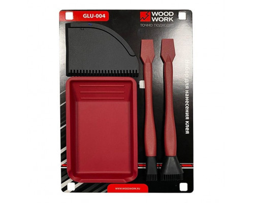 Набор для нанесения клея WOODWORK GLU-004 (комплект из 4-х предметов)