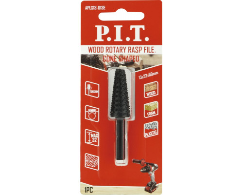 Фреза по дереву P.I.T. APLS13-013E стальная 13x32 мм