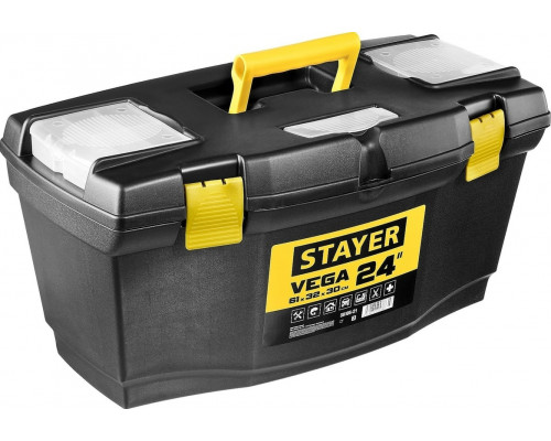 Ящик для инструмента STAYER VEGA-24 пластиковый, 38105-21_z03