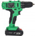 Дрель-шуруповерт аккумуляторная ZITREK Green 20-Li Plus 20В, 2х2.0Ач 083-1115