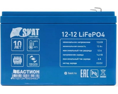 Аккумулятор SKAT i-Battery 12-12 LiFePo4 литиевый тяговый 646