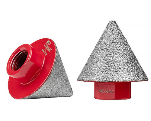 Фреза алмазная DLT 0512 конусная Ceramic Cone Pro, 2-38мм