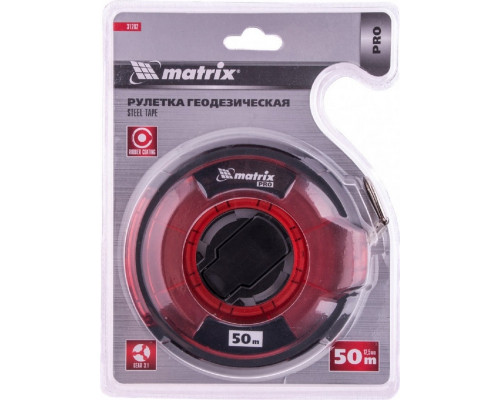 Рулетка геодезическая MATRIX 31282, 50 м х 12,5 мм