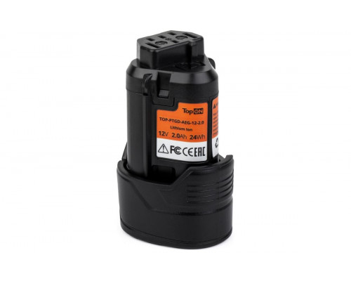 Аккумулятор TopON для AEG BS 12c 12В 2.0ah (li-ion) TOP-PTGD-AEG-12-2.0