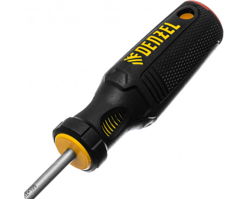 Отвертка крестовая Denzel PH2х100 мм, S2 3к рукоятка 121787