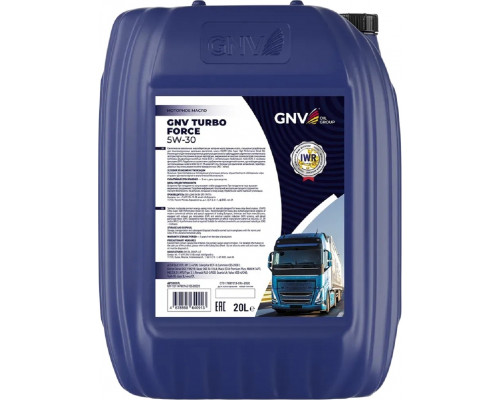 Масло моторное GNV Turbo Force 5W30 20 л GTF1011478014510530020
