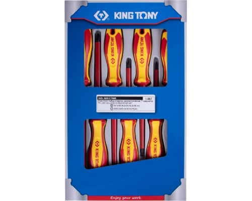 Набор отверток диэлектрических KING TONY 30617MR 7 предметов