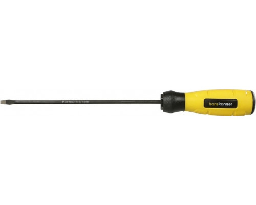 Отвертка шлицевая HANSKONNER HK1040-16-SL3-150 алмазн. наконечник