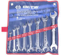 Набор ключей рожковых KING TONY 1108MR 8 предметов