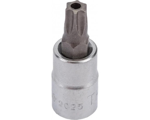 Головка TORX HANS 2025TH30 короткая торцевая с отверстием 1/4" TH30
