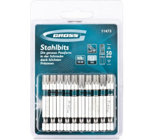 Набор бит GROSS 11473 TORX 40х50, 10 шт.