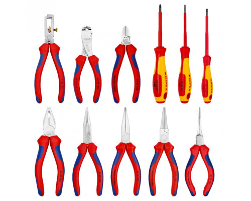 Набор инструментов для монтажа KNIPEX 11 предметов 001941