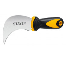 Нож STAYER C-Force для листовых и рулонных материалов, 200 мм 09293