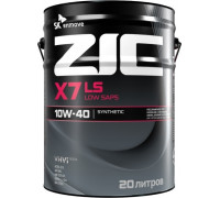 Масло моторное ZIC X7 LS 10W40 20 л 192620