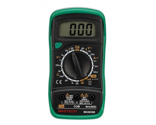 Мультиметр цифровой MASTECH MAS830B в защитном кожухе 13-2010