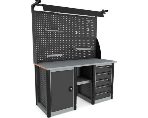 Верстак слесарный двухтумбовый ПРАКТИК MTS 160.PM5/PM1.021 profi m №609
