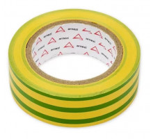 Изолента ARNEZI R8030504 ПВХ 19 мм x10 м толщина 130 мик, желто-зеленая
