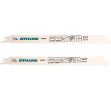 Полотна для сабельных пил GROSS 782106 по дереву, 210x4,2 мм, 2 шт.