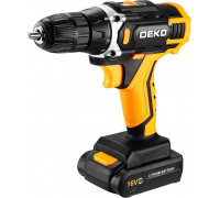 Дрель-шуруповерт аккумуляторная DEKO Sharker 16V в кейсе, 2х2.0Ач 083-1108