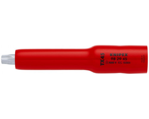 Головка торцевая диэлектрическая KNIPEX KN-982945 VDE 3/8" с битой Torx TX45