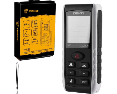 Лазерный дальномер DEKO R-LDI50 с функцией измерения угла 083-3603