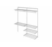 Гардеробная система ПРАКТИК HOME Optima G180 белая S70199918501