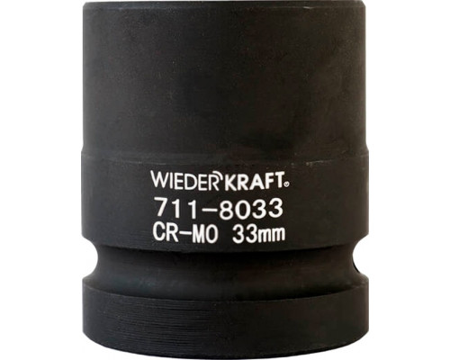 Ударные головки 6-ти гранные 1" WiederKraft WDK-711-8033 33 мм